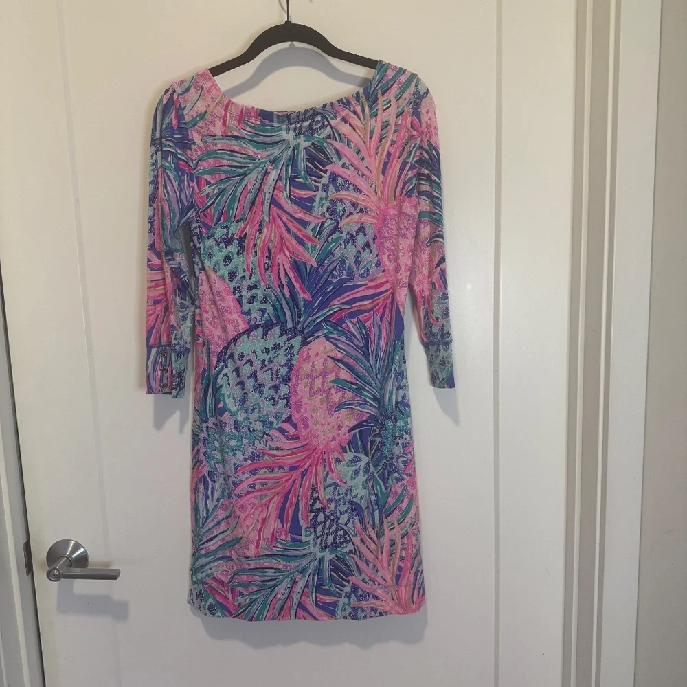 Lilly Pulitzer Pineapple Print Dress – Size Small - Picture 2 of 7